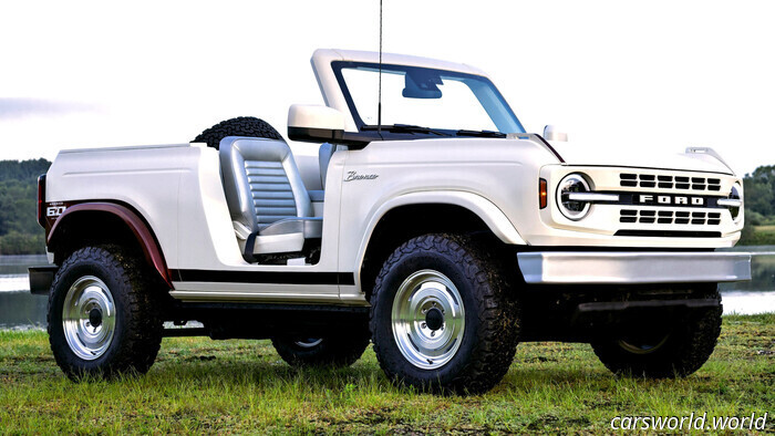 Ford mostra una Bronco selvaggia senza tetto, senza porte e senza nulla da perdere | Carscoops